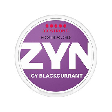 ZYN - Icy Blackcurrant XX Strong 12.5mg · 5-dots — buy online at VapeCity UK