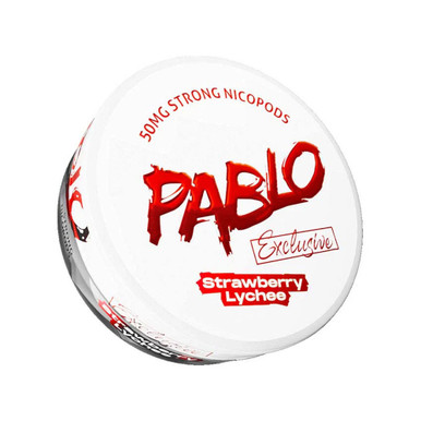 Pablo Exclusive - Strawberry Lychee 50mg · Extra Strong — buy online at VapeCity UK