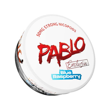 Pablo Exclusive - Blue Raspberry 50mg · Extra Strong — buy online at VapeCity UK