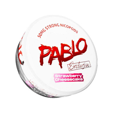 Pablo Exclusive - Strawberry Cheesecake 50mg · Extra Strong — buy online at VapeCity UK