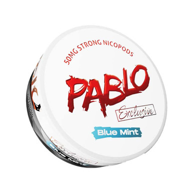 Pablo Exclusive - Blue Mint 50mg · Extra Strong — buy online at VapeCity UK