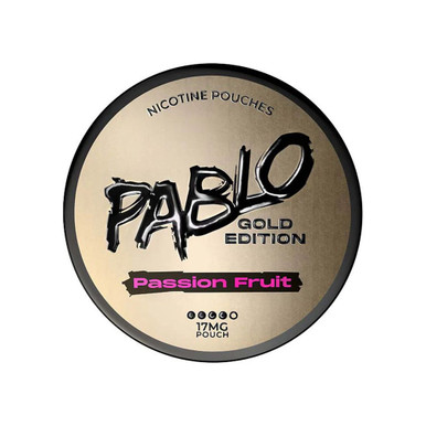 Pablo Gold Edition - Passion Fruit 17mg · High — buy online at VapeCity UK