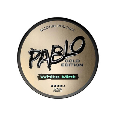 Pablo Gold Edition - White Mint 17mg · High — buy online at VapeCity UK