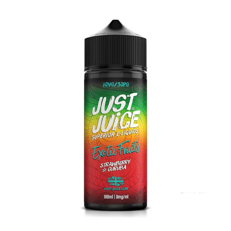 Just Juice Strawberry Curuba 100ml — buy online at VapeCity UK