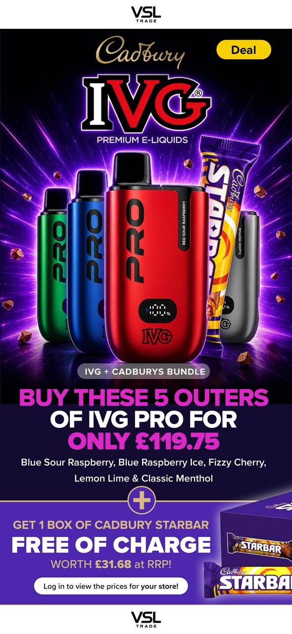 IVG/Starbar Bundle — buy online at VapeCity UK