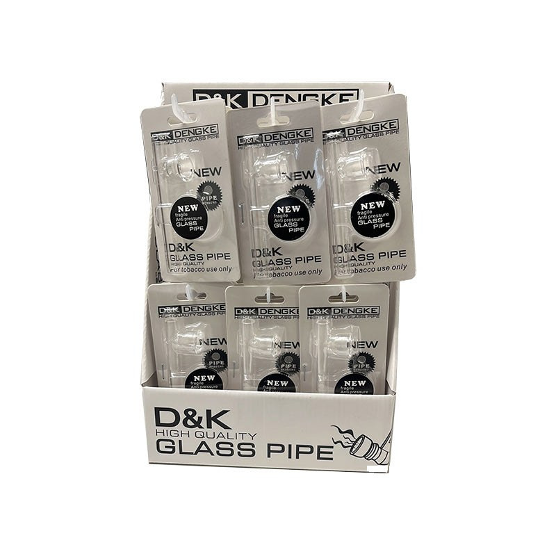 D&K Dengke Smoking Pipe DK8581 Glass Pipe 24 pack — buy online at VapeCity UK