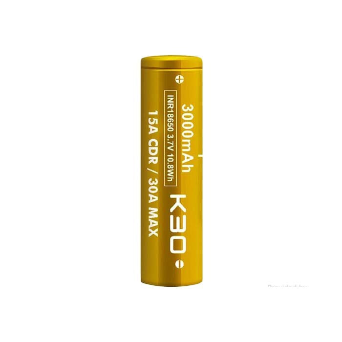 Vapcell K30 18650 3000mAh Rechargeable Battery — buy online at VapeCity UK