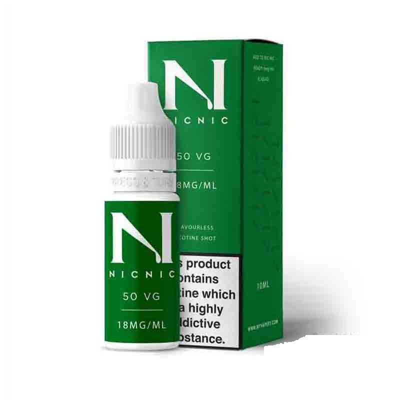 Nic Nic 50% VG Shot 10ml Nicotine Shot — buy online at VapeCity UK