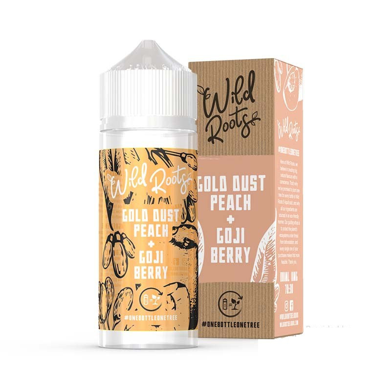 Wild Roots Gold Dust Peach 100ml — buy online at VapeCity UK