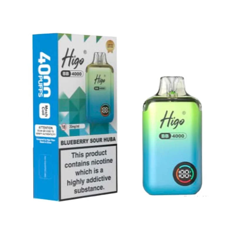 Higo BB Set Prefilled Pod Kit Blueberry Sour Huba 20mg — buy online at VapeCity UK