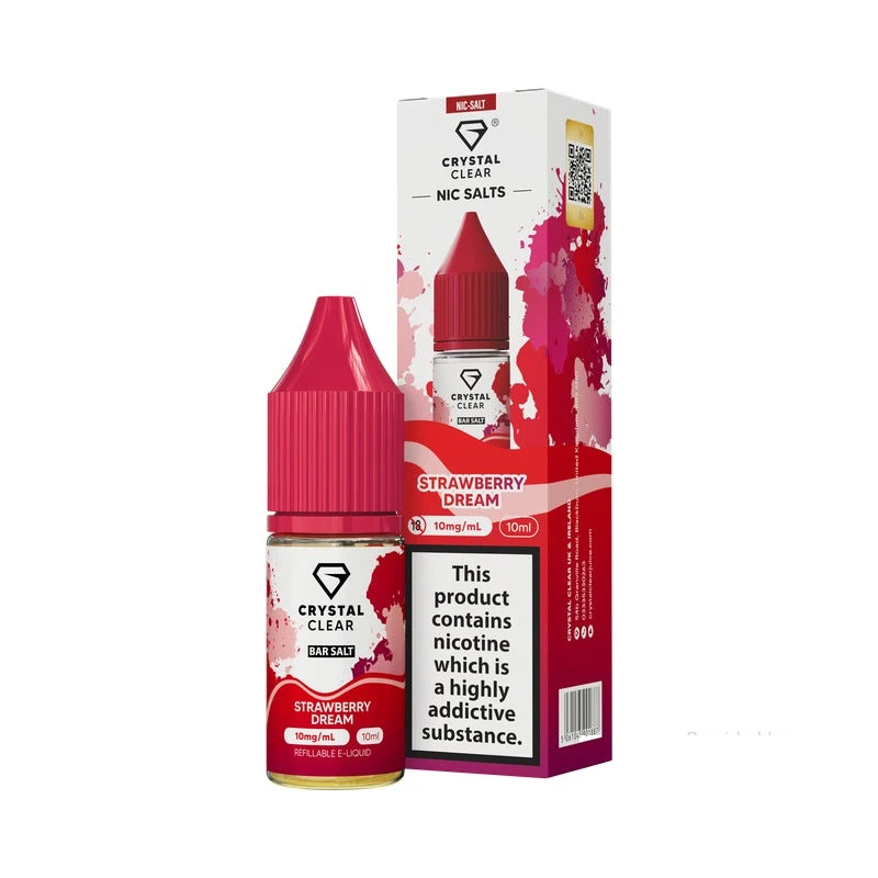 Crystal Clear Strawberry Dream 20mg — buy online at VapeCity UK