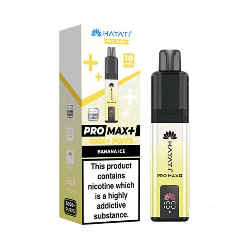 Hayati Pro + 6K Prefilled Pod Kit Banana Ice 10mg — buy online at VapeCity UK