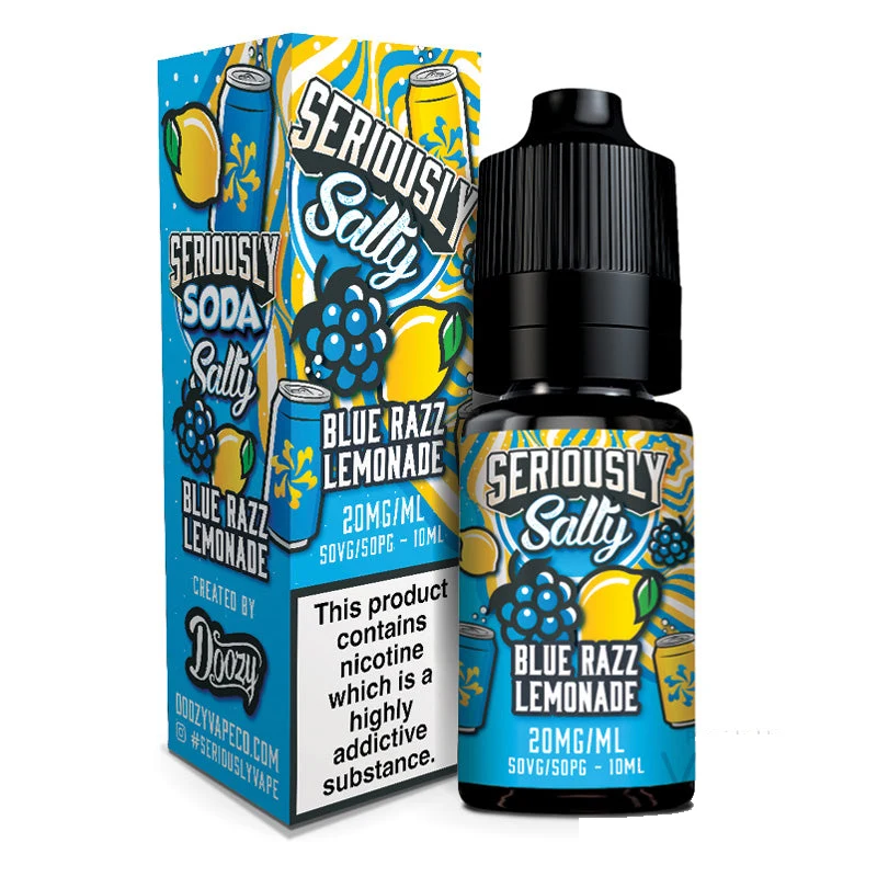 Seriously Soda by Doozy Vape Co Blue Razz Lemonade 20mg — buy online at VapeCity UK