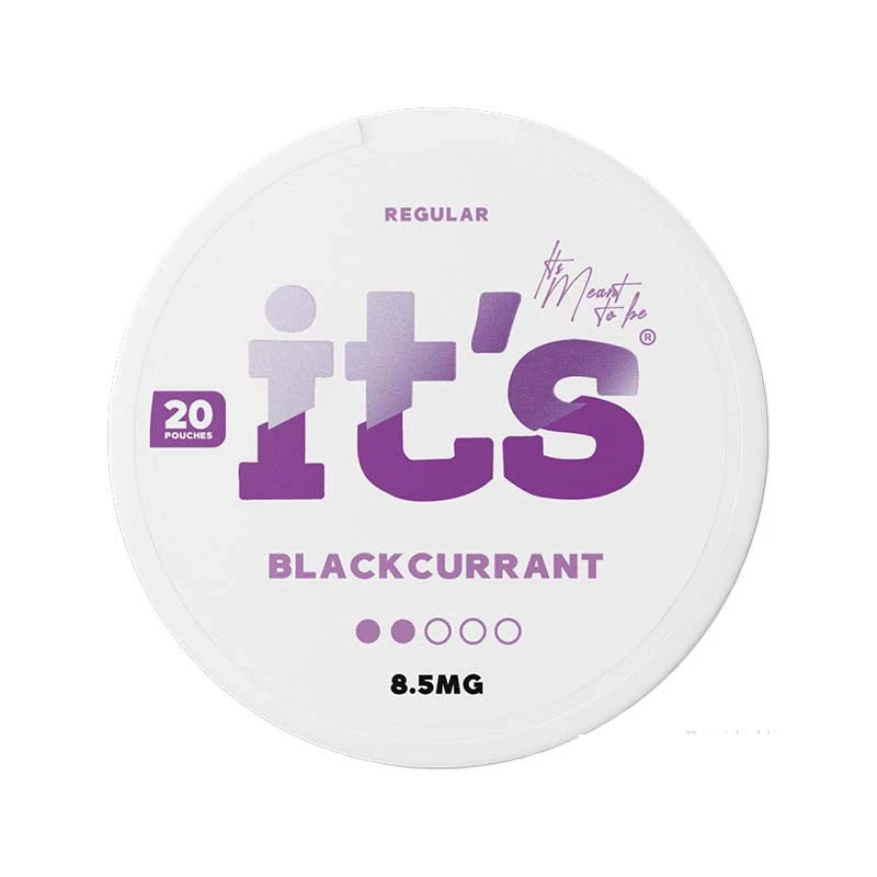 it's - Blackcurrant 8.5mg · Medium — buy online at VapeCity UK
