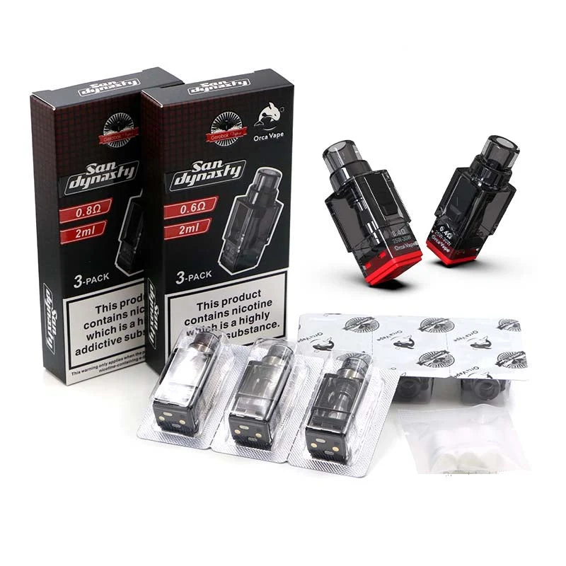 Orca Vape San Dynasty Replacement Pods 3 Pack