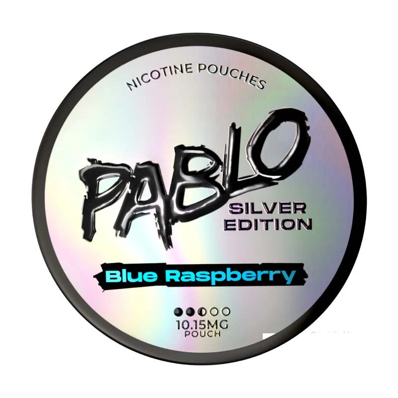 Pablo Silver Edition - Blue Raspberry 10mg · Medium — buy online at VapeCity UK