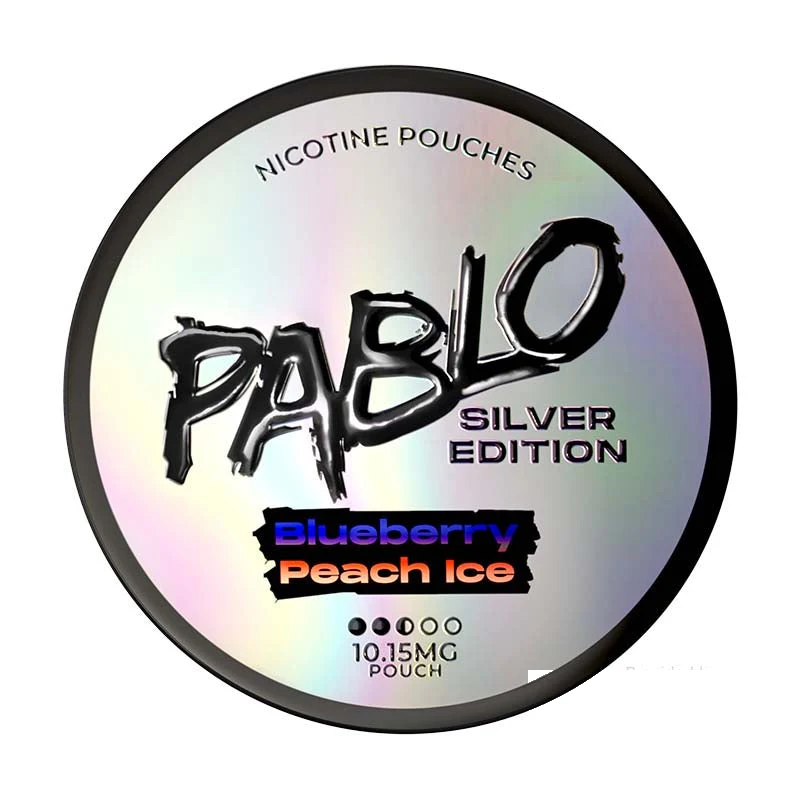 Pablo Silver Edition - Blueberry Peach Ice 10mg · Medium — buy online at VapeCity UK