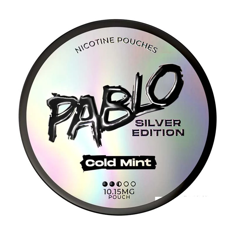 Pablo Silver Edition - Cold Mint 10mg · Medium — buy online at VapeCity UK