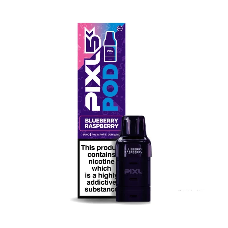 PIXL 5K Prefilled Pods Blueberry Raspberry 20mg — buy online at VapeCity UK