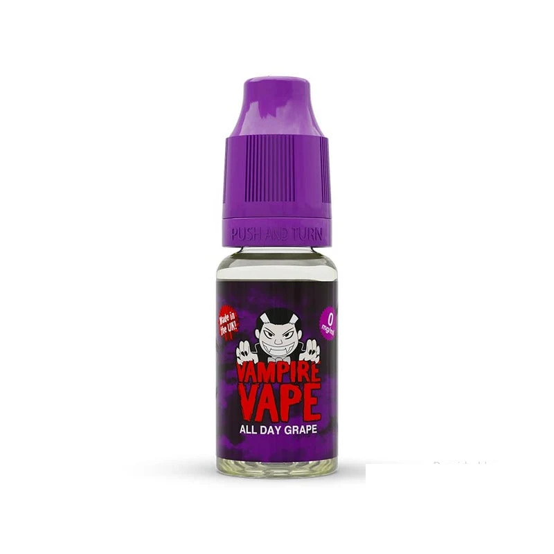 Vampire Vape 40/60 Freebase All Day Grape 18mg — buy online at VapeCity UK
