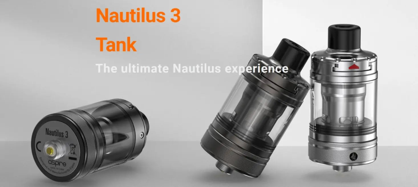 Aspire Nautilus 3SR tank specification diagram showing dimensions and coil positions