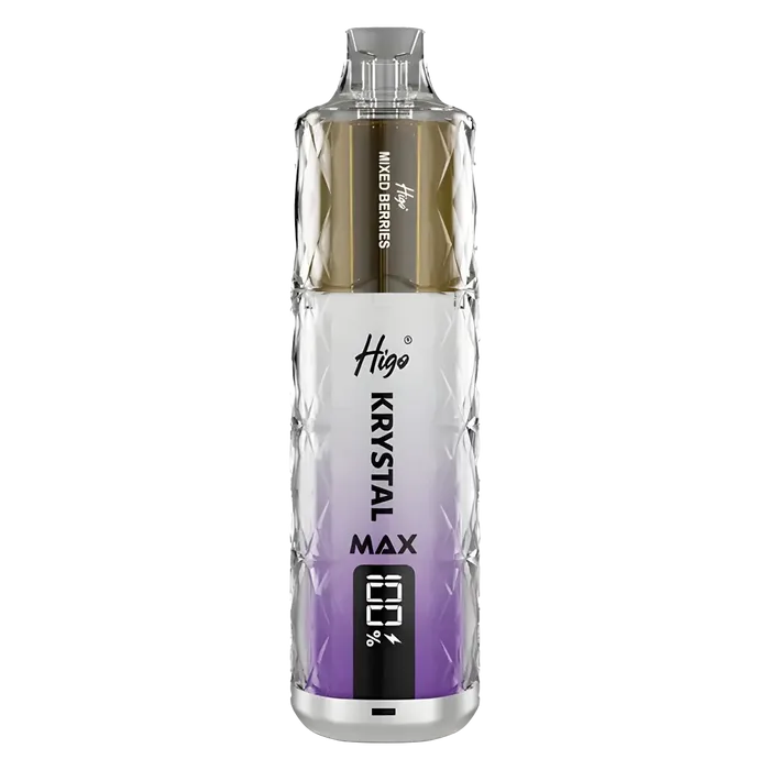 Higo Krystal Max 7500 Mixed Berries prefilled pod kit, rechargeable vape