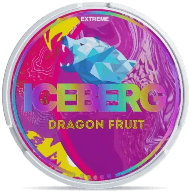 Iceberg Dragon Fruit Extreme, bold fruit nicotine pouch 50mg