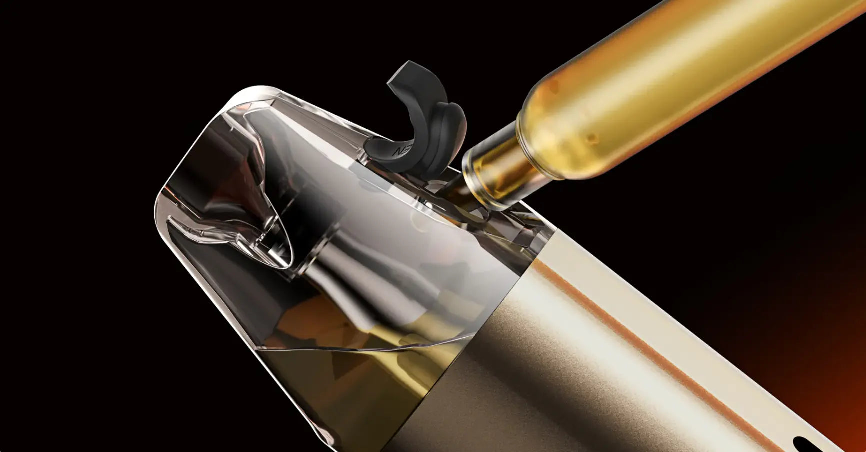 Oxva NeXlim pod vape kit feature render showing dual-mesh coil, side-fill, and airflow adjustment