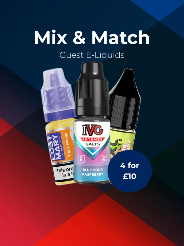 Multi-buy e-liquid bundle offers with popular UK vape juice brands