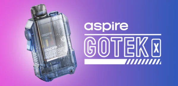 Aspire Gotek X translucent device that these refillable pods fit