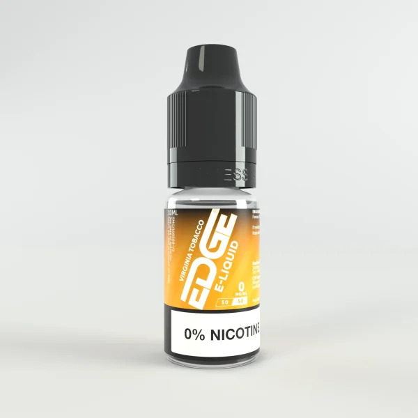 EDGE Virginia Tobacco 50/50 e-liquid 10ml bottle on neutral background