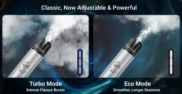 Elf Bar 600 Pro Turbo mode for intense flavour and Eco mode for longer sessions