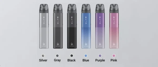 Elf Bar ELFX colour range, the compact refillable pod device in several finishes