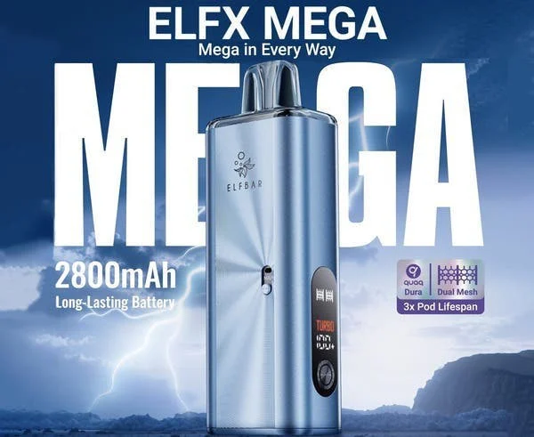 Elf Bar ELFX Mega refillable pod kit, mega in every way, 2800mAh battery