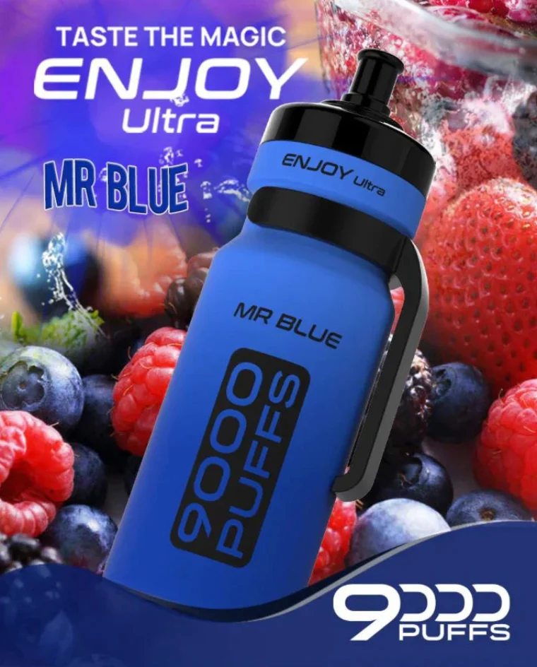 Enjoy Ultra 9000 in Mr Blue with the adjustable airflow dial