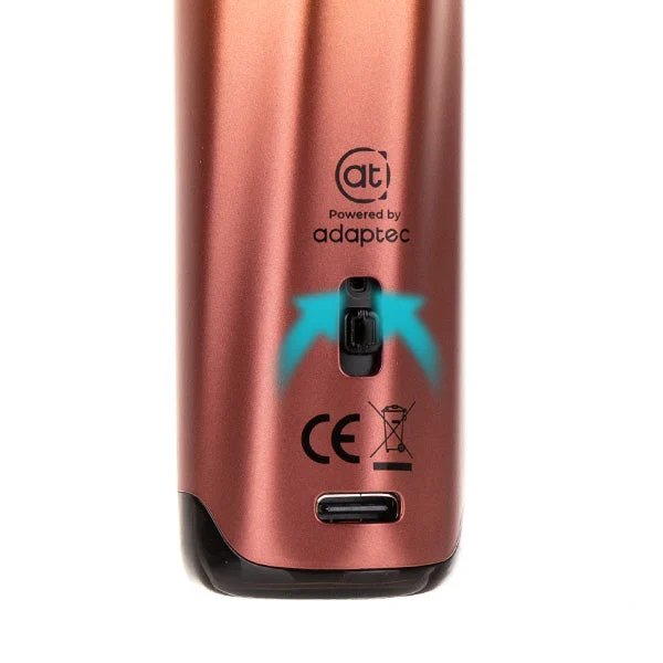 Feoba Pro Plus 10K base showing the adjustable airflow slider and USB-C charging port