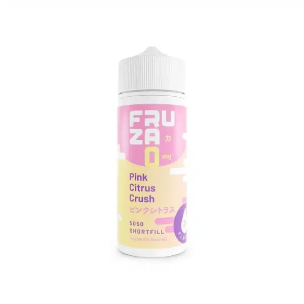 Fruza Pink Citrus Crush 100ml shortfill bottle, 0mg 50/50 orange and grapefruit