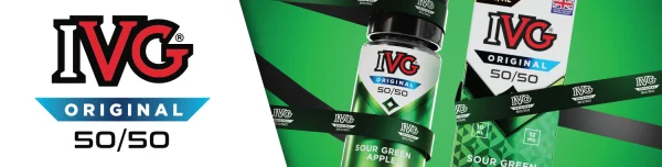 IVG Original 50/50 freebase range, the award-winning IVG flavours in 10ml bottles