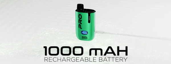 IVG Pro 12 prefilled pod kit, 1000mAh rechargeable device, up to 10,000 puffs