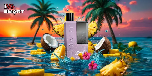 IVG Smart Max prefilled pod kit in Tropical Fruits, up to 10,000 puffs