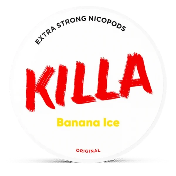 Killa Banana Ice Extra Strong nicotine pouches can