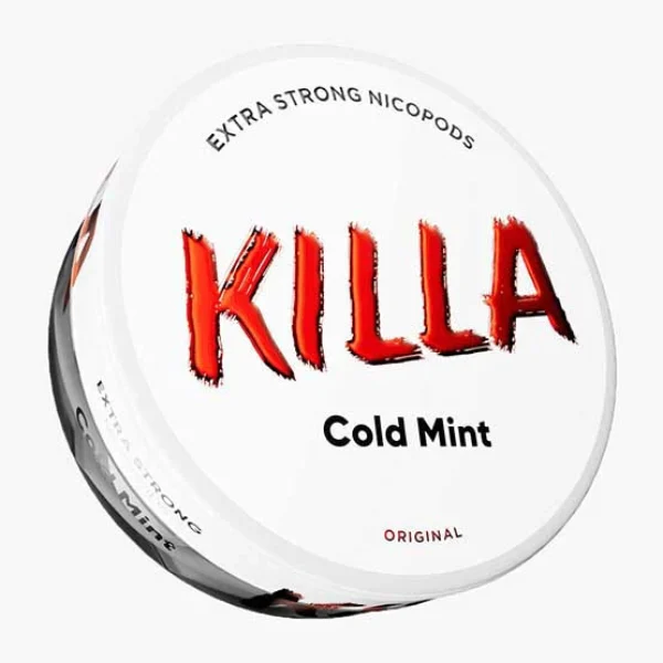 Killa Cold Mint nicotine pouches can