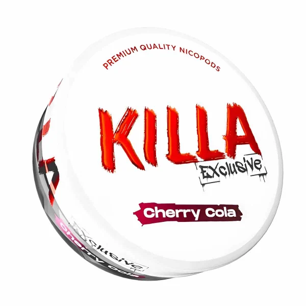 Killa Exclusive Cherry Cola nicotine pouches can