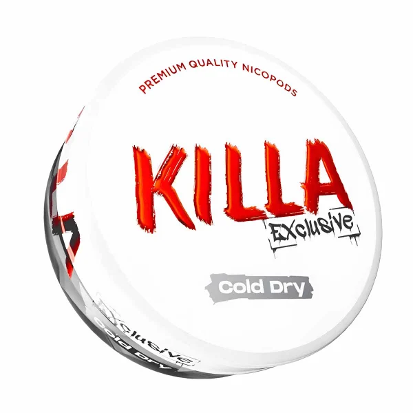 Killa Exclusive Cold Dry nicotine pouches can