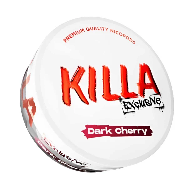Killa Exclusive Dark Cherry nicotine pouches can