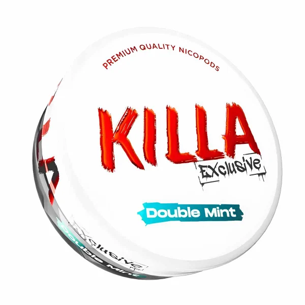 Killa Exclusive Double Mint nicotine pouches can