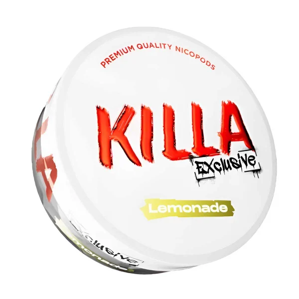 Killa Exclusive Lemonade nicotine pouches can