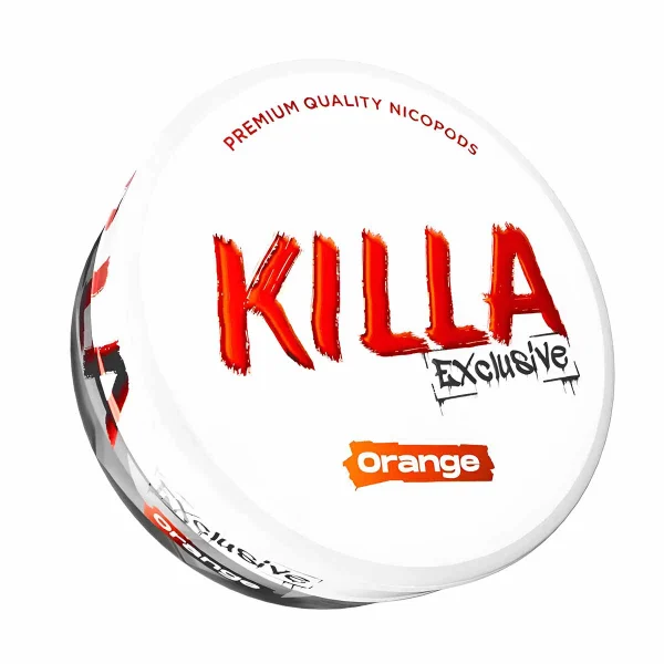 Killa Exclusive Orange nicotine pouches can