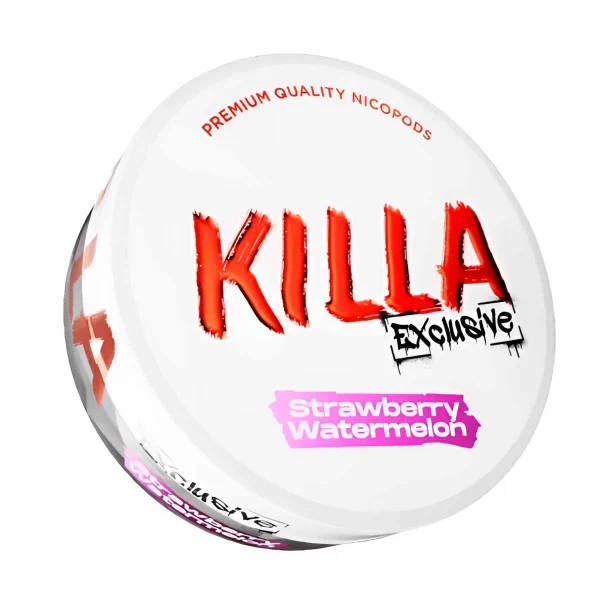 Killa Exclusive Strawberry Watermelon nicotine pouches can