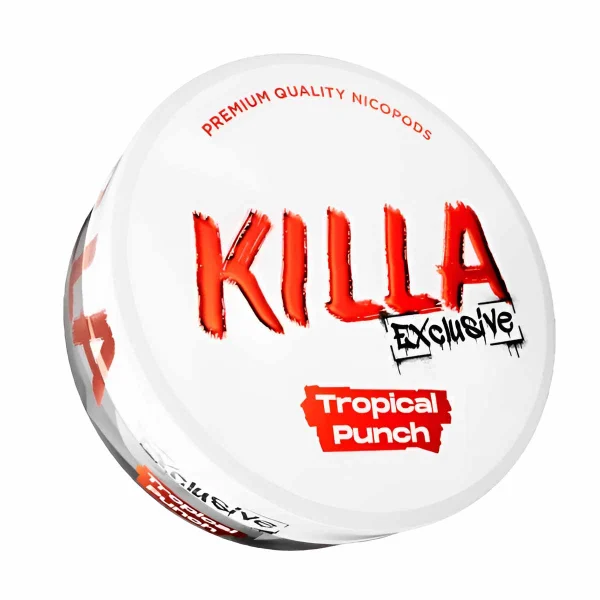 Killa Exclusive Tropical Punch nicotine pouches can